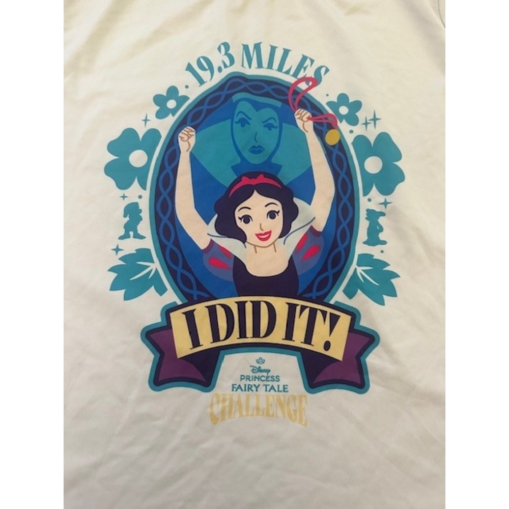 RunDisney Princess Fairy Tale‎ Challenge 19.3 Miles Performance Graphic Tee - Picture 2 of 6